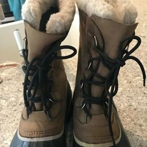 Men's SOREL "CARIBOU" WATERPROOF LEATHER Boots